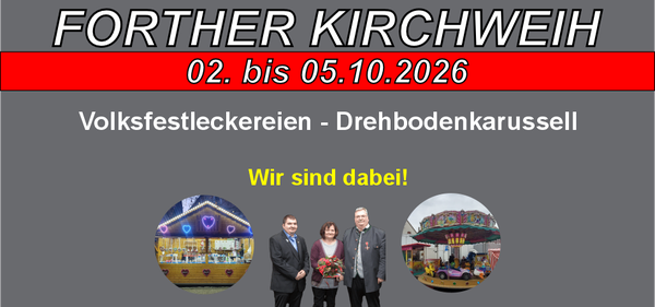 Schaustellerfamilie ist mit Volksfestleckereien und Kinderkarussell bei der Forther Kirchweih dabei.