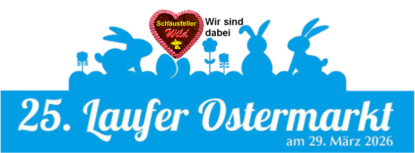 25. Laufer Ostermarkt am 29. März 2026 Wir sind dabei - Schausteller-Wild,de Drehbodenkarussell